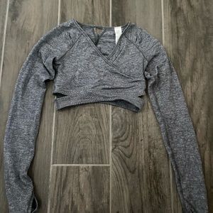 ivivva girls gray dance top.